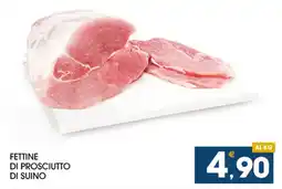 SeBón Supermercati Fettine di prosciutto di suino offerta