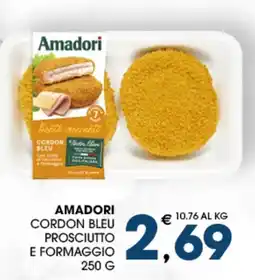 SeBón Supermercati Amadori Cordon Bleu Prosciutto e Formaggio offerta
