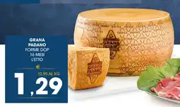 SeBón Supermercati Grana Padano Forme DOP offerta