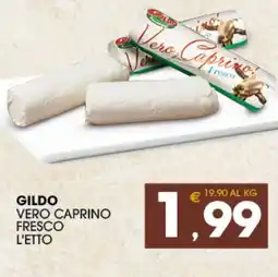 SeBón Supermercati Gildo vero caprino fresco offerta