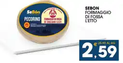 SeBón Supermercati SeBon Pecorino offerta