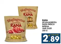 SeBón Supermercati Sfogliagrezza Rana offerta