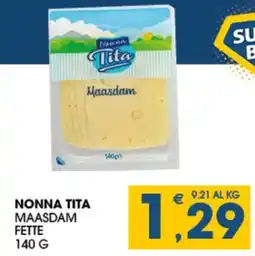 SeBón Supermercati Nonna Tita Maasdam Fette offerta