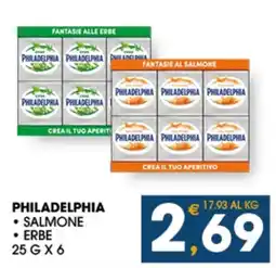 SeBón Supermercati Philadelphia Fantasie al Salmone offerta