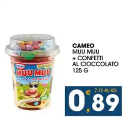 SeBón Supermercati Cameo muu muu confetti al cioccolato offerta