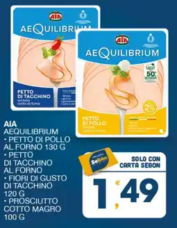 SeBón Supermercati AIA Aequilibrium offerta