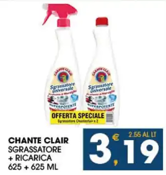 Chante Clair sgrassatore