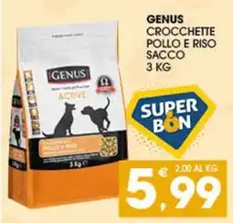 SeBón Supermercati Genus crocchette pollo e riso offerta