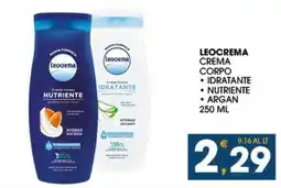 SeBón Supermercati LeoCrema Crema Corpo Nutriente offerta