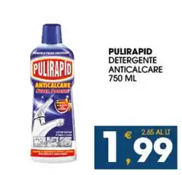 SeBón Supermercati Pulirapid detergente anticalcare offerta