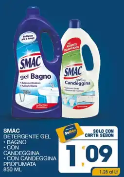 SeBón Supermercati SMAC Detergente Gel Bagno con Candeggina Profumata offerta