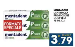 SeBón Supermercati Mentadent dentifricio prevenzione completa offerta