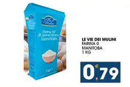 SeBón Supermercati Le Vie dei Mulini Farina 0 Manitoba offerta