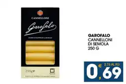 SeBón Supermercati Garofalo cannelloni di semola offerta