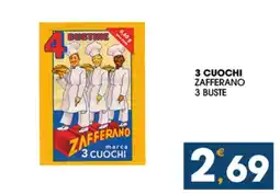 SeBón Supermercati Zafferano marca 3 cuochi offerta