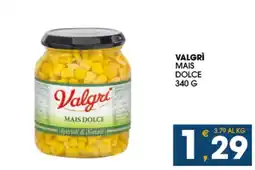 SeBón Supermercati Valgrì mais dolce offerta