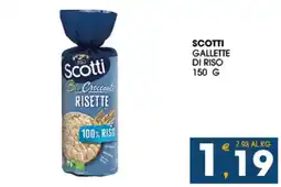 SeBón Supermercati Scotti Bio Croccanti Risette offerta
