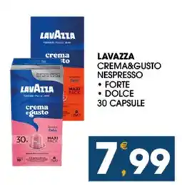 SeBón Supermercati Lavazza crema e gusto offerta