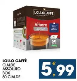SeBón Supermercati Lollo Caffè Cialde Assoluto offerta