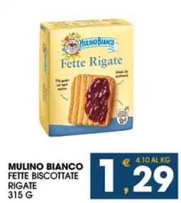 SeBón Supermercati Mulino Bianco Fette Biscottate Rigate offerta