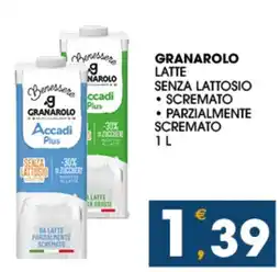 SeBón Supermercati Granarolo latte senza lattosio offerta