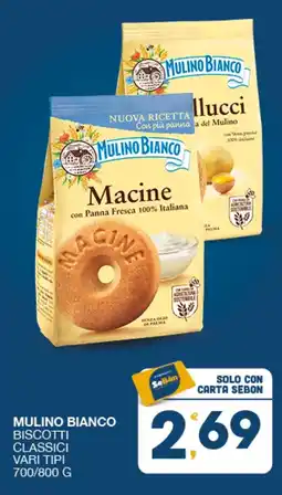 SeBón Supermercati Mulino Bianco Biscotti Classici offerta