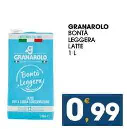 SeBón Supermercati Granarolo Bontà Leggera Latte offerta