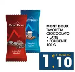 SeBón Supermercati Mont Doux Tavoletta Cioccolato offerta