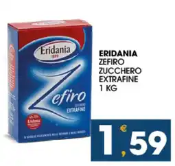 SeBón Supermercati Eridania zefiro zucchero extrafine offerta