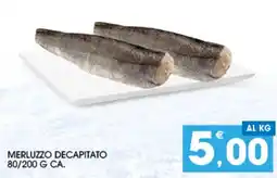 SeBón Supermercati Merluzzo decapitato offerta