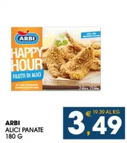 SeBón Supermercati Arbi alici panate offerta