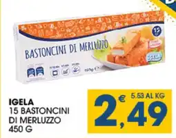 SeBón Supermercati Igela bastoncini di merluzzo offerta