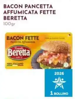 Pan Bacon pancetta affumicata fette Beretta offerta