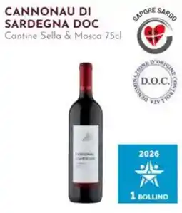 Pan Cannonau di Sardegna DOC Cantine Sella & Mosca offerta