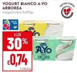 Pan Yogurt bianco A-Yo Arborea offerta