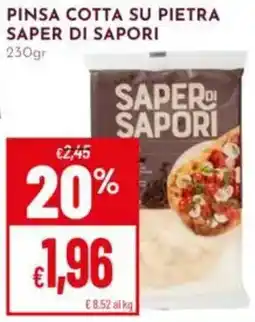 Pan Pinsa cotta su pietra Saper di Sapori offerta