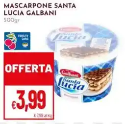 Pan Mascarpone Santa Lucia Galbani offerta