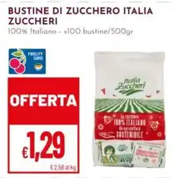 Pan Bustine di zucchero Italia Zuccheri offerta