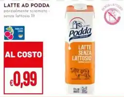 Pan Latte senza lattosio Podda offerta