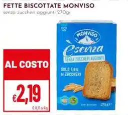 Pan Fette biscottate Monviso senza zuccheri aggiunti offerta