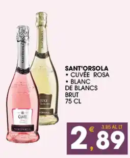 SeBón Supermercati Sant'Orsola Cuvée Rosa offerta