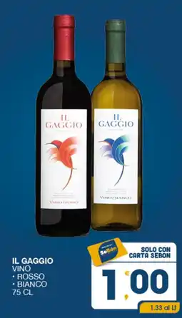 SeBón Supermercati Il Gaggio vino offerta
