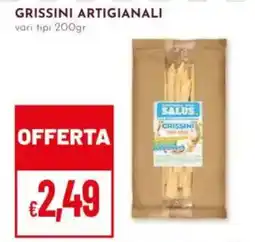 Pan Grissini artigianali Salus offerta