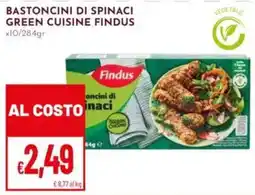 Pan Bastoncini di spinaci Green Cuisine Findus offerta