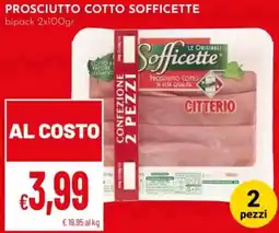 Pan Sofficette Prosciutto Cotto offerta