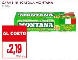 Pan Carne in scatola Montana offerta