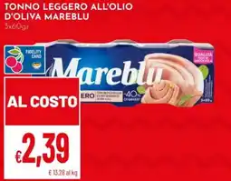 Pan Tonno leggero all'olio d'oliva Mareblu offerta