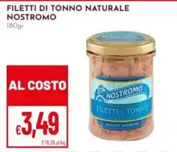 Pan Filetti di tonno naturale Nostromo offerta