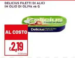 Pan Delicius filetti di alici offerta