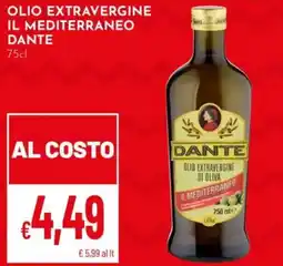 Pan Olio extravergine di oliva il mediterraneo dante offerta